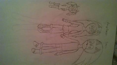 my first attempt of drawing Sonic and Amy by PhooFoz on DeviantArt