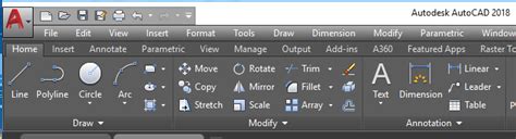 Autocad Menu