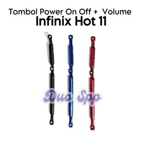 Jual Set Tombol Luar Power On Off Volume Infinix Hot X X B X F Button