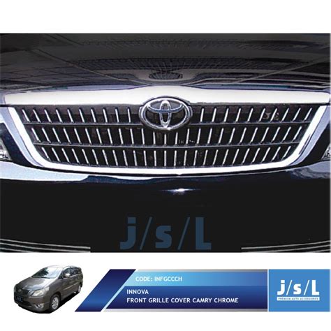 Jual Kijang Innova Front Grille Cover Model Camry Chrome JSL Cover