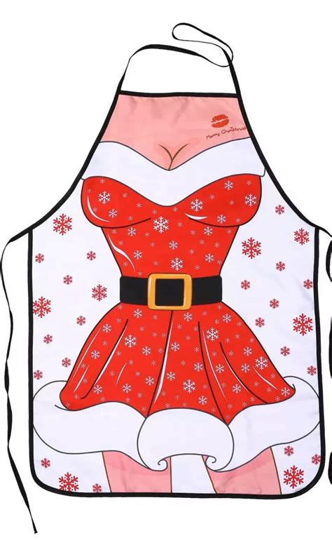 Kuchyňská zástěra Santas Babe De Gusto