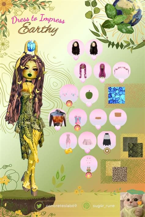 Earthy One with Nature Dress to Impress DTI Guide Inspo | Nature dress