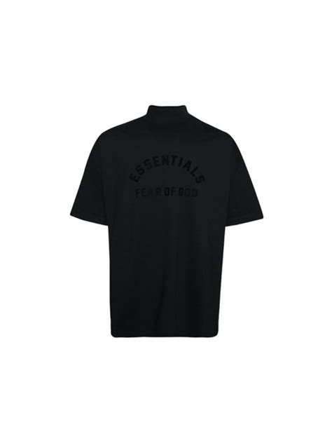 Fear Of God Essentials T Shirt Jet Black