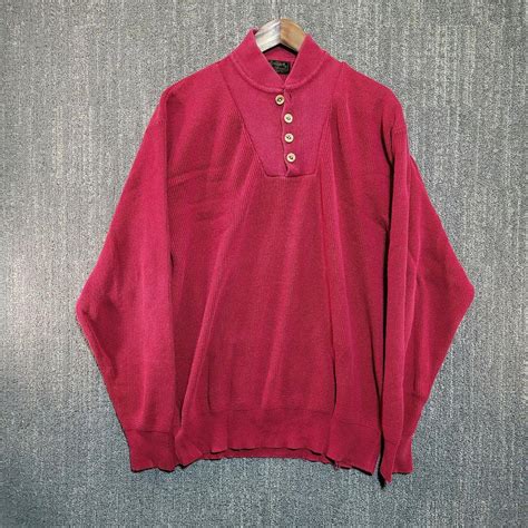 Vintage Vintage 80s Eddie Bauer Red Sweater Grailed