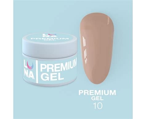 ᐉ LUNAmoon Premium Builder Gel 10 Beige nude 30 ml моделюючий гель