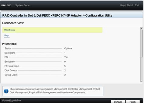 PowerEdge Assign And Unassign Hot Spare In System Setup In PERC Controller Dell US