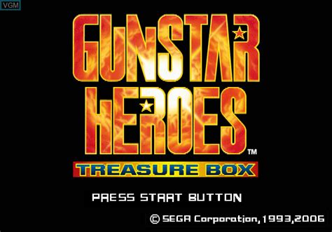 Sega Ages 2500 Series Vol 25 Gunstar Heroes Treasure Box For Sony