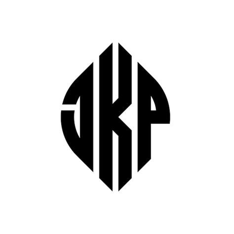 Dise O Del Logotipo De La Letra Circular De Jkp Con Forma De C Rculo Y