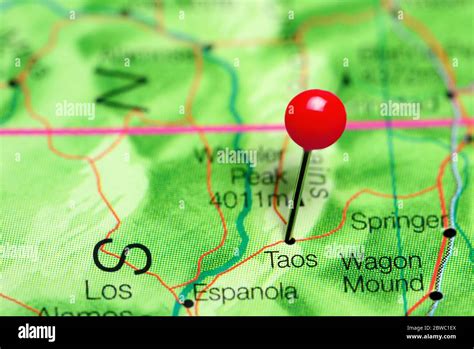 Mapa De Taos Nuevo Mexico Fotograf As E Im Genes De Alta Resoluci N Alamy