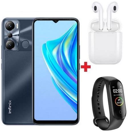 Infinix HOT i Go ROM Go RAM MP mAh Noir Band Écouteur Fiche