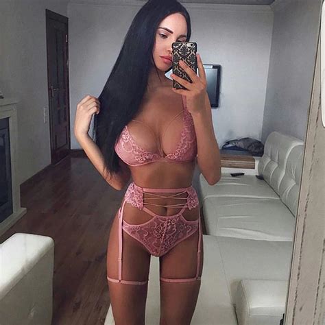 Sleeveless Backless Briefs Lace Lingerie Set Power Day Sale