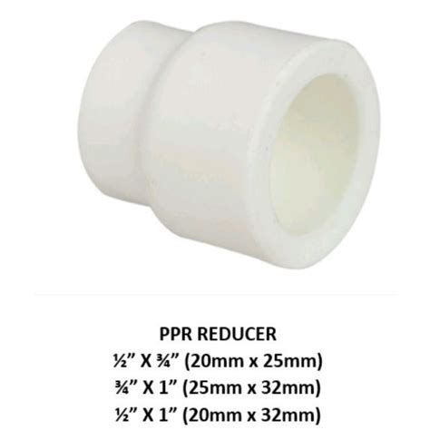 Ppr Reducer Hot And Cold Ppr Fittings Shopee Philippines
