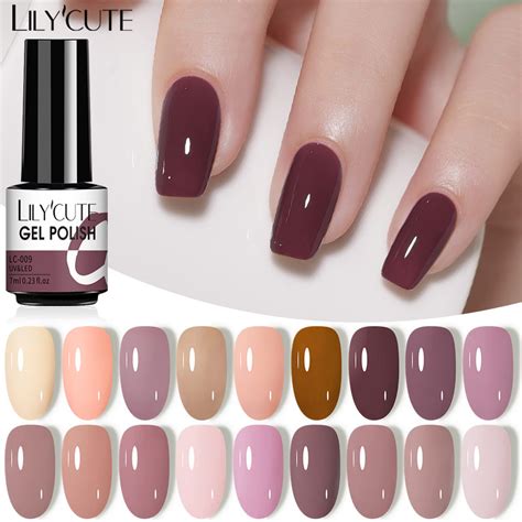 UR SUGAR Nail Gel Nude Brown Color Gel Polish Base Top Coat UV LED Nail Art 7ml Shopee Philippines