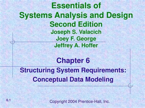 Chapter Structuring System Requirements Conceptual Data Modeling