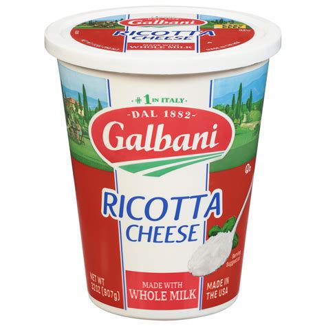 Save on Galbani Whole Milk Ricotta Cheese Order Online Delivery | MARTIN'S