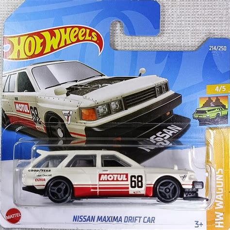 Hot Wheels Nissan Maxima Drift Car Collectible Model Miniature Car Gift Item For Car Collectors
