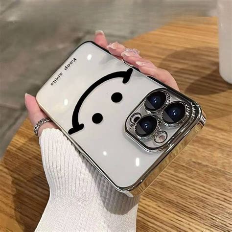 Capa De Rosto De Sorriso Simples Para Infinix Note VIP Pro G Smart Plus Hot