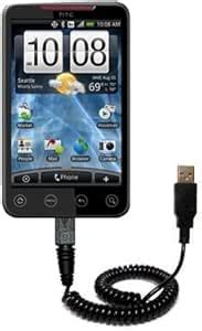 Amazon Gomadic Coiled Power Hot Sync Usb Cable For The Htc Evo G With Both Data And Charge