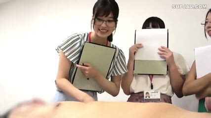 Fully Clothed Female SOD Employee Reports On A Naked Man With A Shy Attitude