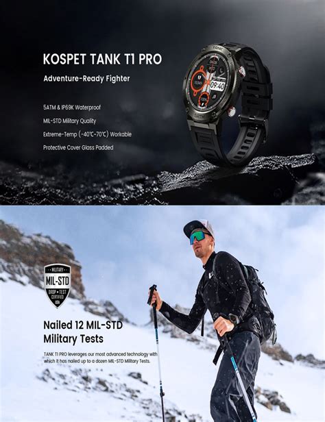 Kospet Tank T Pro Ritmo Card Aco Monitoreo De La Presi N Arterial