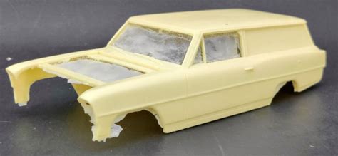Jimmy Flintstone Resin 1966 Chevy Nova Sedan Delivery Spotlight Hobbies