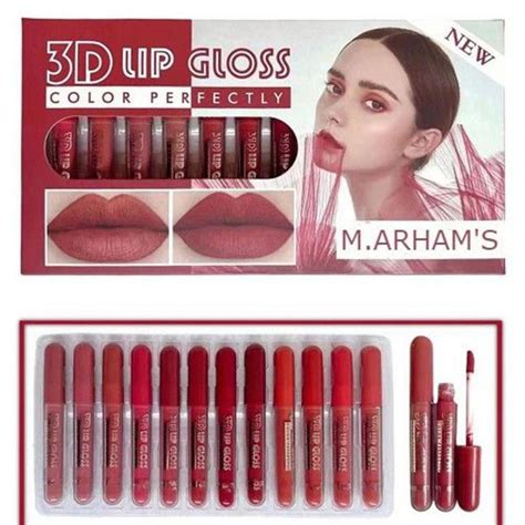 M Arhams Pack Of Lip Gloss Matte Nude Redish Shades Lip Glosses Lipsticks Daraz Pk