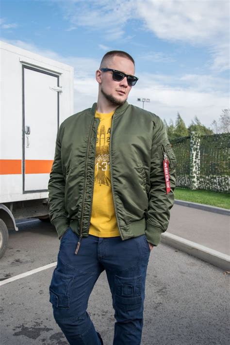 Бомбер ALPHA INDUSTRIES SLIM FIT MA-1 sage green, купить в Интернет ...