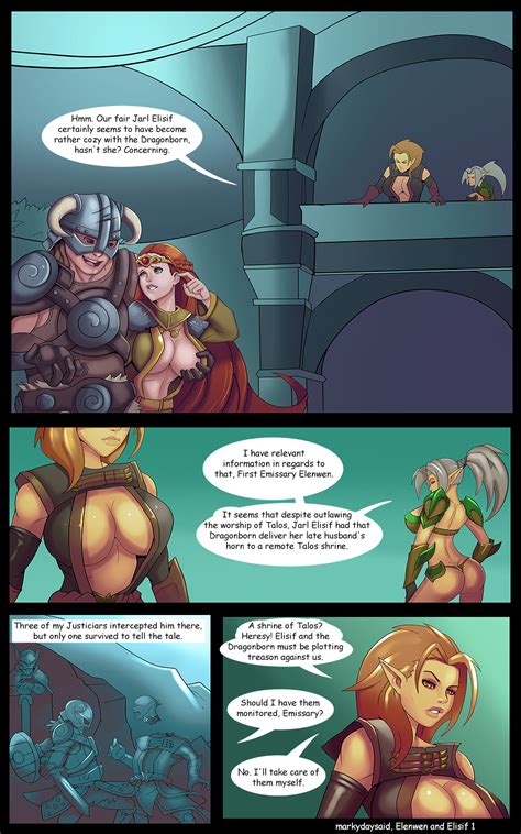 Elenwen And Elisif Part 1 By Markydaysaid Hentai Foundry