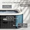 Amazon INTEX PureSpa Plus Greystone Person Inflatable Square Hot Tub Spa PureSpa