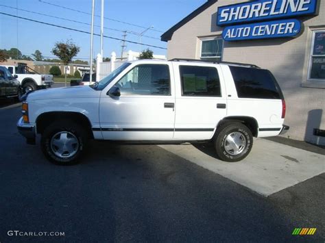 1997 Olympic White Chevrolet Tahoe Lt 4x4 21132477 Photo 4 Gtcarlot