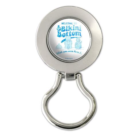 SpongeBob Bikini Bottom Welcome Magnetic Metal Eyeglass ID Badge Holder Walmart