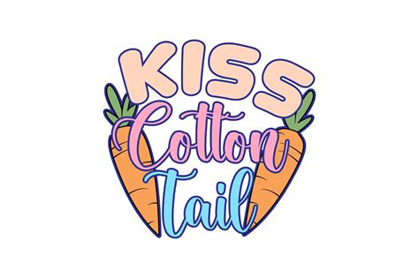 Kiss Cotton Tail Retro Graphic By Creative Art · Creative Fabrica