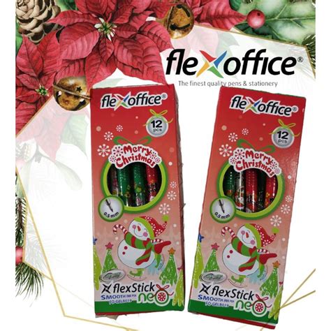 Flexstick Fo Gelb Neo Smooth Ink Pen Christmas Pack Mm Shopee