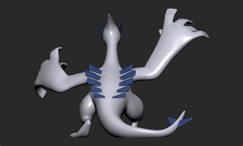 Stl File Pokemon Lugia・3d Print Design To Download・cults