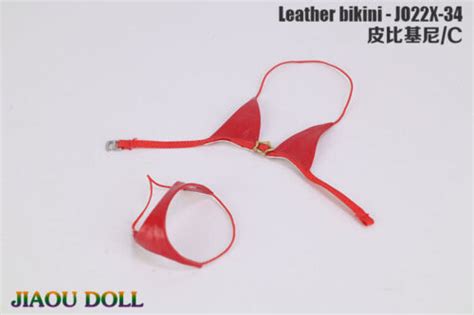 1 6 Leather Bikini Bra Underwear Set For 12 PHICEN Hot Toys Female Figure USA EBay