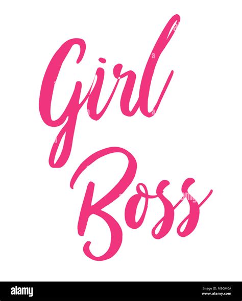 Girl Boss Stock Photo Alamy