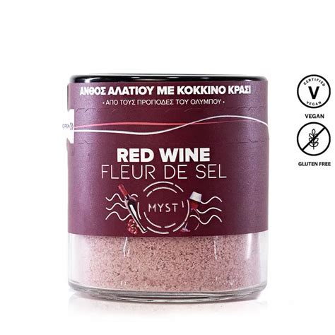 Fleur De Sel | with Red Wine | 200g - MYST