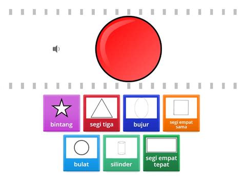 TEKA BENTUK INI - Find the match