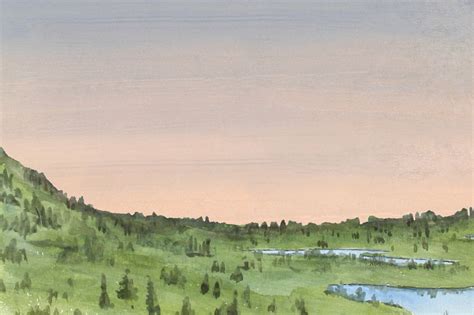 Vintage Mountain Landscape Background Remixed Premium Photo