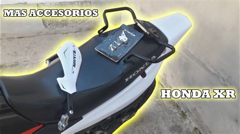 Manijas Traseras Cubre Pu Os Manijas Rebatibles Al Honda Xr Youtube