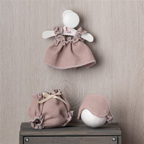 Outfit for Así doll 36 cm Suspender pajamas and mask from the Nude Collection for Alex doll