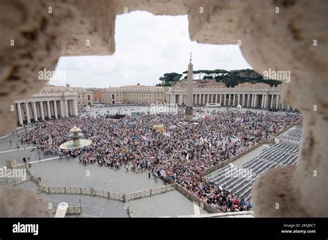 Vatican Vatican 04th June 2023 Italy Rome Vatican 2023 6 4 Pope