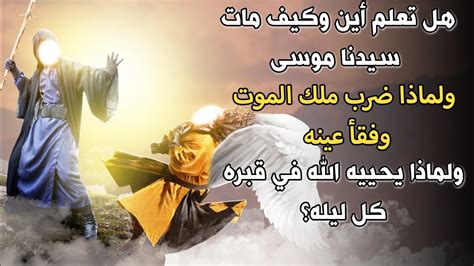 ماذا فعل سيدنا موسى مع ملك المـ ـوت لماذا ضربه وفقأ عينه؟ وماذا فعل