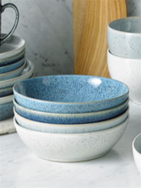 Buy Denby Blue Handcrafted Stoneware Glossy Bowl Bowl For Unisex