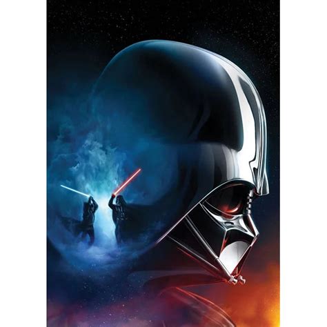 Darth Vader Vs. Luke Skywalker Painting Star Wars Poster – Aesthetic ...