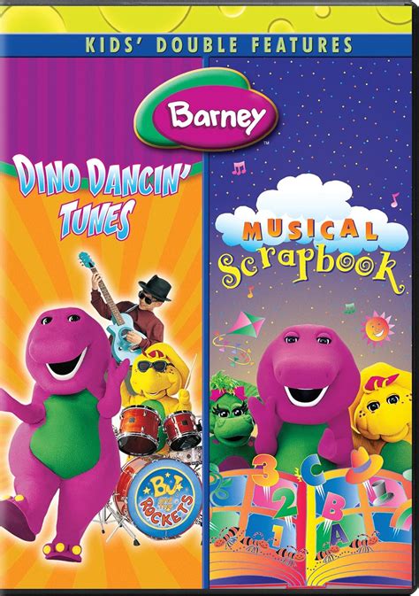 Barney Dino Dancin Tunes Musical Scrapbook Double