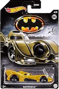 Hot Wheels Collector Veh Culo De Colecci N Batimovil Dorado A Escala Para Ni Os De A Os