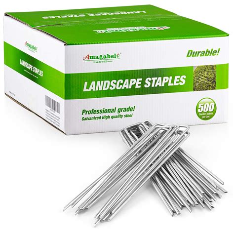 Buy Amagabeli 6 Inch Garden Stakes Galvanized Landscape Staples 11