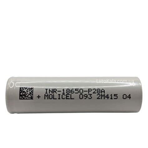 Аккумулятор 18650 Molicel INR-18650-P28A 2800mAh 35A Li-ion ...