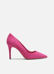 Scarpin Nude Arezzo Couro Bico Fino Salto M Dio Zz Mall